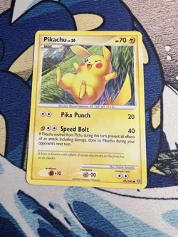 Pikachu 70/100 Stormfront Common Pokemon DMG - Image 1