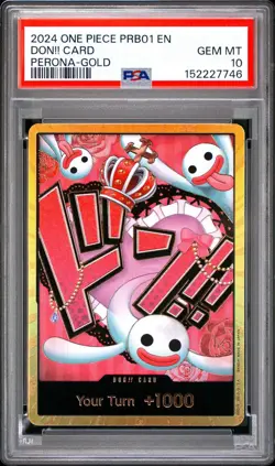 PSA 10 Perona Gold Don!! One Piece PRB-01 - Image 1