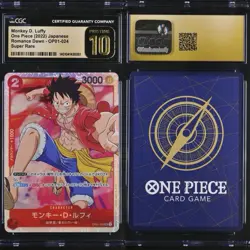 Monkey D. Luffy Romance Dawn OP01-024 SR Super Rare One Piece CGC Pristine 10 ✨ - Image 1