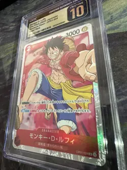 Monkey D. Luffy Romance Dawn OP01-024 SR Super Rare One Piece CGC Pristine 10 ✨ - Image 4