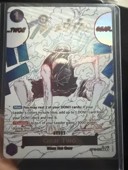 One Piece OP11-080 Gear Two (Alternate Art) - A Fist of Divine Speed - Image 1