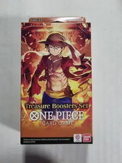 Bandai Namco One Piece Card Game Treasure Boosters Set English 4 Packs+Promo - Image 1