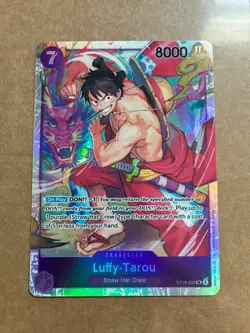 One Piece Luffy-Tarou ST18-005 Starter Deck 18 PURPLE Monkey.D.Luffy LP FOIL 1 - Image 1