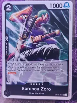 Roronoa Zoro OP15-094 Uncommon Adventure on Kami's Island One Piece Near Mint - Image 1