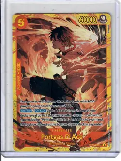 Portgas.D.Ace (118) OP16-118 Secret Rare The Time of Battle One Piece Near Mint - Image 1