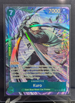 One Piece - Kuro - OP15-025 Alt Art Rare Adventure On Kami's Island - Image 1
