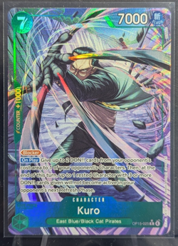 One Piece - Kuro - OP15-025 Alt Art Rare Adventure On Kami's Island - Image 5