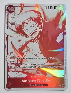 One Piece Monkey D.Luffy ST10-006 Alt 3rd Anniversary Treasure Promo - Image 1