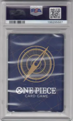 2025 One Piece OP11-A Fist Of Divine Speed Pistol Red Hawk Alt Art PSA 10 ZV - Image 2