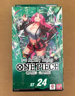 ONE PIECE TCG Unopened, Sealed Starter Deck Green Jewelry Bonney ST-24 English - Image 1