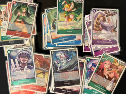 One Piece TCG Card Game 180+ Cards Collection Mixed Lot w/ 12+ FOILS Included - Image 1
