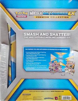 Pokemon XY Shiny Mega Metagross EX Premium Collection 2014 w/ 8 boosters + more! - Image 2