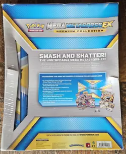 Pokemon XY Shiny Mega Metagross EX Premium Collection 2014 w/ 8 boosters + more! - Image 4