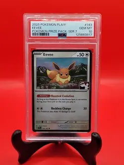 Pokemon-POP 1-Eevee PSA 10 english Pokemon Prize Pack: Series 7 143/191 - Image 1