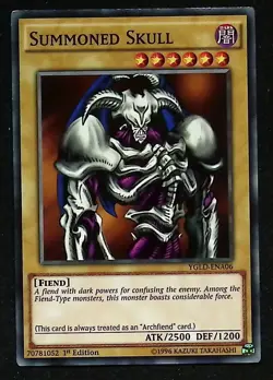 Summoned Skull - YGLD-ENA06 - Common - 1st Edition - Yugioh - Image 1