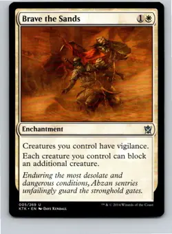 Magic the Gathering Brave the Sands Khans of Tarkir MTG Free Shipping! - Image 1