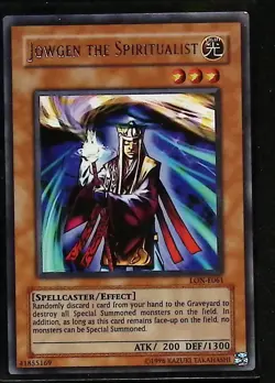 Jowgen the Spiritualist - LON-E061 - Rare - Yugioh - Image 1
