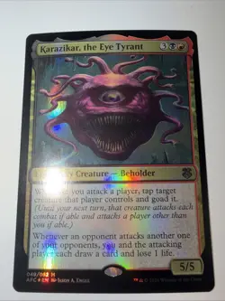 MTG Karazikar, the Eye Tyrant Commander: Adventures in the Forgotten Realms Foil - Image 2