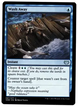 Wash Away NM Innistrad: Crimson Vow MTG Magic The Gathering Blue English Card - Image 1