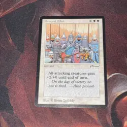 Army Of Allah X1 Mtg Arabian Nights Dark Lp - Image 1