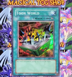 Yugioh Toon World Magic Ruler Super Rare MRL-076 Konami 2002 NM - Image 1