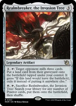 Realmbreaker the Invasion Tree 263 MTG March of the Machine Rare NP - Image 1