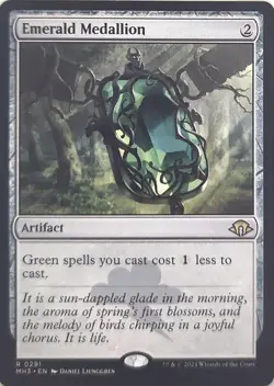 Magic: The Gathering Modern Horizons 3 Emerald Medallion 291 R LP - Image 1