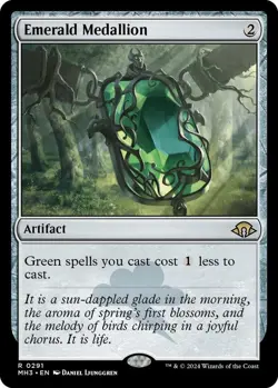 Magic: The Gathering Modern Horizons 3 Emerald Medallion 291 R LP - Image 2