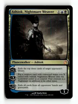 MTG | Ashiok, Nightmare Weaver | Theros | Foil | Moderately Played | English - Image 1