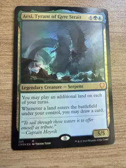 Aesi, Tyrant of Gyre Strait - MTG Commander Legends Foil NM - Image 1