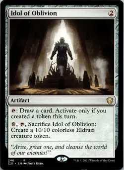 Idol of Oblivion 55 Rare Commander 2019 MTG Near Mint - Image 1