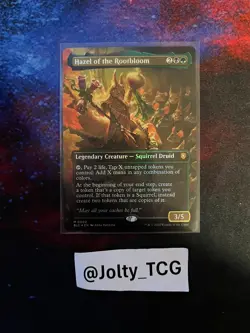 Hazel of the Rootbloom (Borderless) Commander: Bloomburrow Foil - Image 1