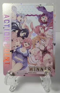 The 100 Girlfriends Promo Action Point Card Winner Union Arena - Image 1