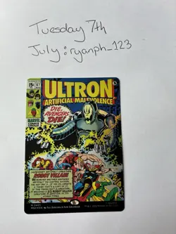 Ultron, Artificial Malevolence (Borderless) (0401) Marvel Super Heroes Foil - Image 2