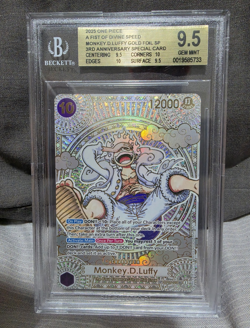 Bandai One Piece Monkey D. Luffy OP05-119 SP Foil BGS 9.5 2025 English - Image 1