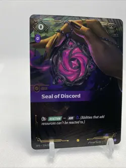 Seal of Discord (Overnumbered) [SFD - 234/221] - NM [Foil] TCG Riftbound - Image 2