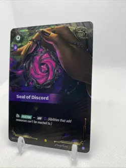 Seal of Discord (Overnumbered) [SFD - 234/221] - NM [Foil] TCG Riftbound - Image 3