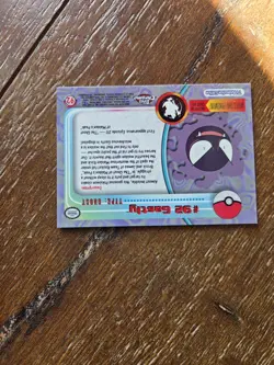 1999 GASTLY #92 Topps Pokemon Blue Logo TV Animation Edition Foil Holo TCG - Image 2
