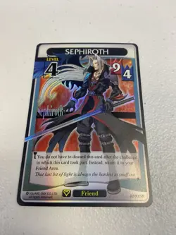 Kingdom Hearts TCG Sephiroth Holo Foil Light and Darkness SR 32/91 Pack Fresh - Image 2