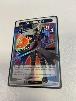 Kingdom Hearts TCG Sephiroth Holo Foil Light and Darkness SR 32/91 Pack Fresh - Image 3