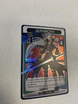 Kingdom Hearts TCG Sephiroth Holo Foil Light and Darkness SR 32/91 Pack Fresh - Image 5