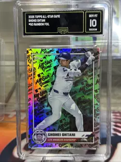 2025 Topps All Star Shohei Ohtani RAINBOW FOIL Parallel GMA 10 Gem Mint #50 - Image 1