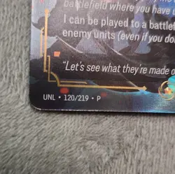Riot Games League of Legends Rengar Trophy Hunter Promo Foil UNL 120/219 - Image 4