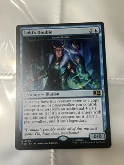 Mint/Near-Mint, English - 1 x MTG Loki's Double - Spark Double Commander: Marvel - Image 1