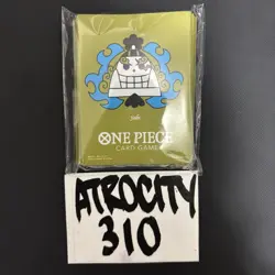 ONE PIECE Card Game Limited Card Sleeve 70pcs Jinbe Premium Mat Vol 3 Sleeves - Image 1