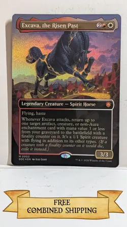 Excava, the Risen Past (Borderless) Commander: Secrets of Strixhaven Foil - Image 1