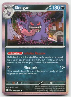 Gengar 050/088 Rare Perfect Order Pokemon Holo Near Mint - Image 1