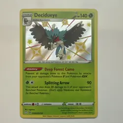 The Pokemon Company Decidueye SV003/SV122 Shining Fates Shiny Holo Eng 140HP - Image 1