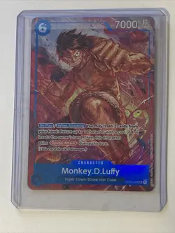 ONE PIECE Card Game Monkey D. Luffy OP02-062 Alt Art ENGLISH Paramount War - Image 4