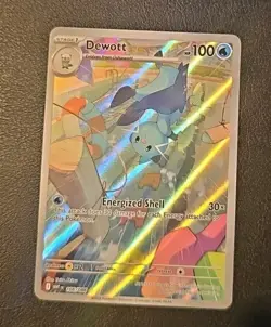 Dewott 106/086 English White flare IR Pokemon Card - Image 1
